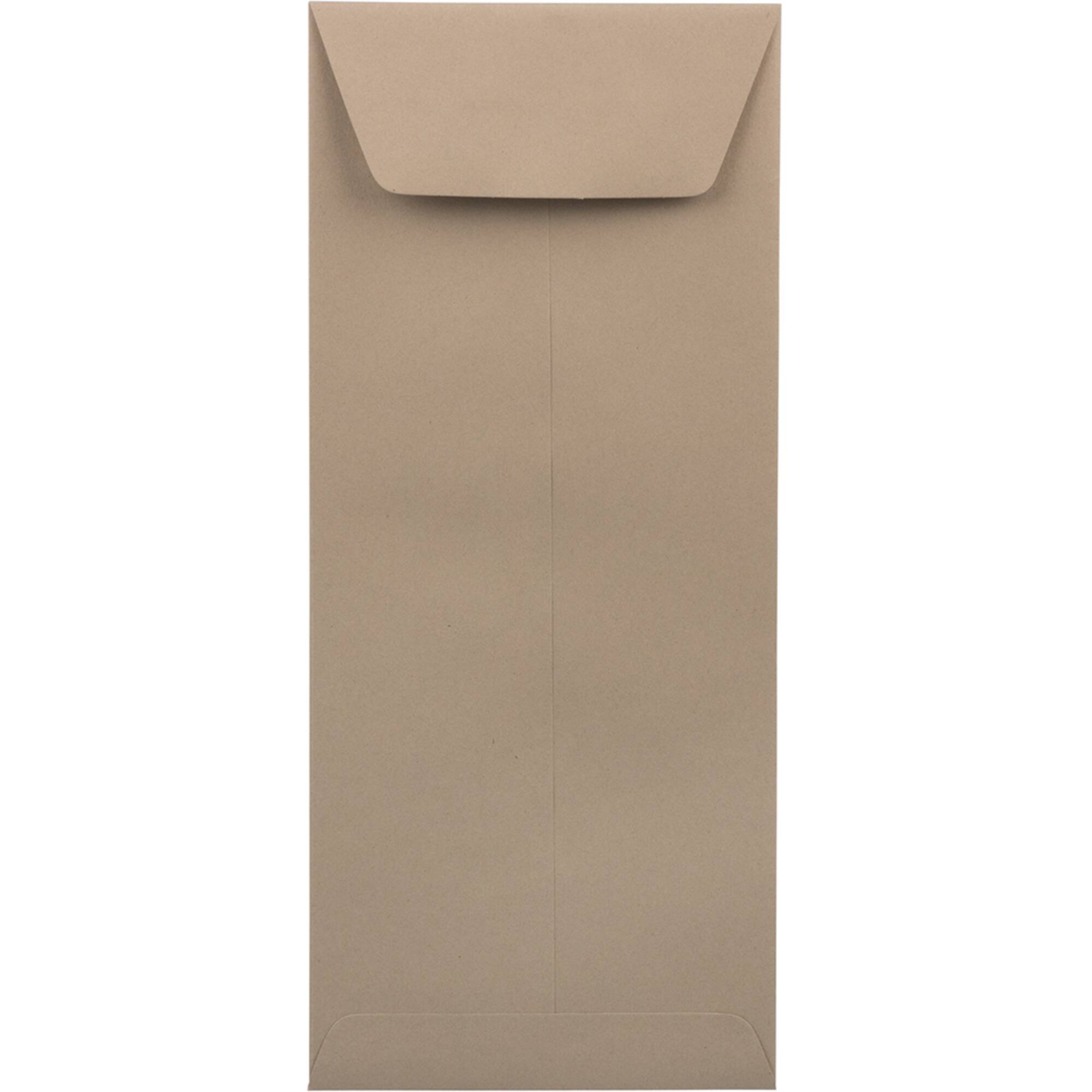 JAM Paper 4.75" x 11" Simpson Kraft Policy Envelopes